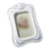 White 4x6 Rhinestone Resin Picture Frame Display Wedding Photo Kids Carved Photo Frame