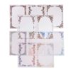 20 Pcs PVC Transparent Vintage Collage Card Scrapbooking Supplies DIY Journal Floral Paper Picture Frame