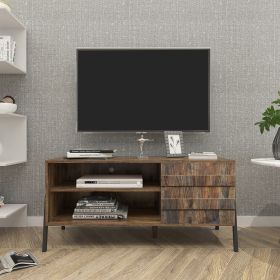 TV cabinet wooden TV console media cabinet with storage space