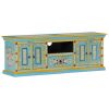 TV Stand Blue 43.3"x11.8"x15.7" Solid Wood Mango