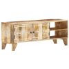 TV Cabinet 43.3"x11.8"x15.7" Solid Wood Mango