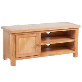 TV Cabinet Solid Oak Wood 40.6"x14.2"x18.1"