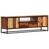 TV Cabinet 47.2"x11.8"x15.7" Solid Reclaimed Wood and Steel