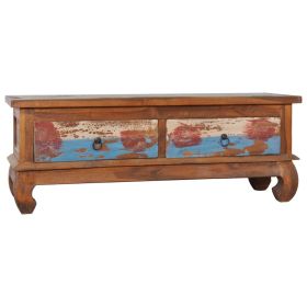 TV Cabinet 43.3"x13.8"x15.7" Reclaimed Teak Wood