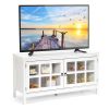 50 Inch Modern Wood Large TV Stand Entertainment Center for TV