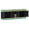 TV Stand Blue 43.3"x11.8"x15.7" Solid Wood Mango