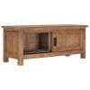 TV Cabinet 35.4"x11.8"x13.8" Solid Teak Wood