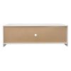 White TV Stand with Lights Modern LED TV Cabinet with Storage Drawers