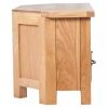 TV Cabinet with Drawer Solid Oak Wood 34.6"x16.5"x18.1"