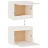 TV Cabinets 4 pcs White Solid Wood Pine