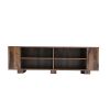 TV Stand for TVs Flat Screen Mid-Century Modern Entertainment Center