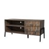 TV cabinet wooden TV console media cabinet with storage space