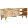 TV Cabinet 43.3"x11.8"x15.7" Solid Wood Mango