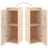 TV Cabinets 2 pcs Solid Wood Pine