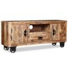 TV Cabinet Rough Mango Wood 43.3"x11.8"x19.7"