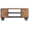 TV Cabinet 43.3"x11.8"x19.3" Solid Reclaimed Wood