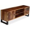 TV Cabinet Solid Sheesham Wood 47.2"x11.8"x15.7"