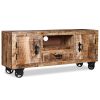 TV Cabinet Rough Mango Wood 43.3"x11.8"x19.7"