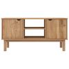 TV Cabinet OTTA 44.7"x16.9"x22.4" Solid Wood Pine