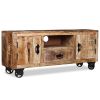 TV Cabinet Rough Mango Wood 43.3"x11.8"x19.7"