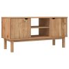 TV Cabinet OTTA 44.7"x16.9"x22.4" Solid Wood Pine