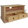 TV Cabinet Mexican Pine Corona Range 35.8"x16.9"x22"