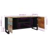 TV Stand 41.3"x13"x18.1" Solid Wood Reclaimed