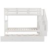 Farmhouse Sliding white Barn Door TV Stand for 80 inch Stands, Open Storage