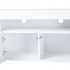 Morden TV Stand with LED Lights, High Glossy Front Cabinet,TV Bench up to 63