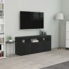 TV Cabinet Black 47.2"x11.8"x19.7" Engineered Wood