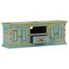 TV Stand Blue 43.3"x11.8"x15.7" Solid Wood Mango