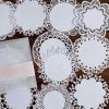 10 Pcs White Lace Scrapbooking Supplies Paper Picture Frame Scrapbook Background Paper DIY Journal