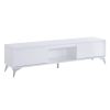 Raceloma TV stand , LED, White Chrome Finish 91995