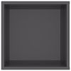 Wall-Mounted TV Cabinet High Gloss Gray 40.2"x13.8"x13.8" Engineered Wood