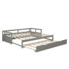 Extending Daybed with Trundle, Wooden Daybed with Trundle